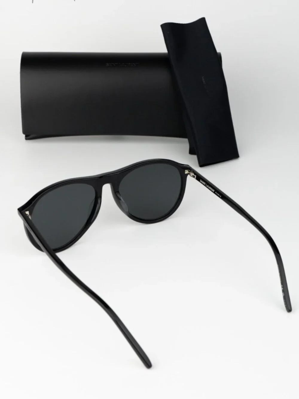 Saint Laurent Men Sunglasses Black Grey Pilot SL667 001 NEW AUTHENTIC